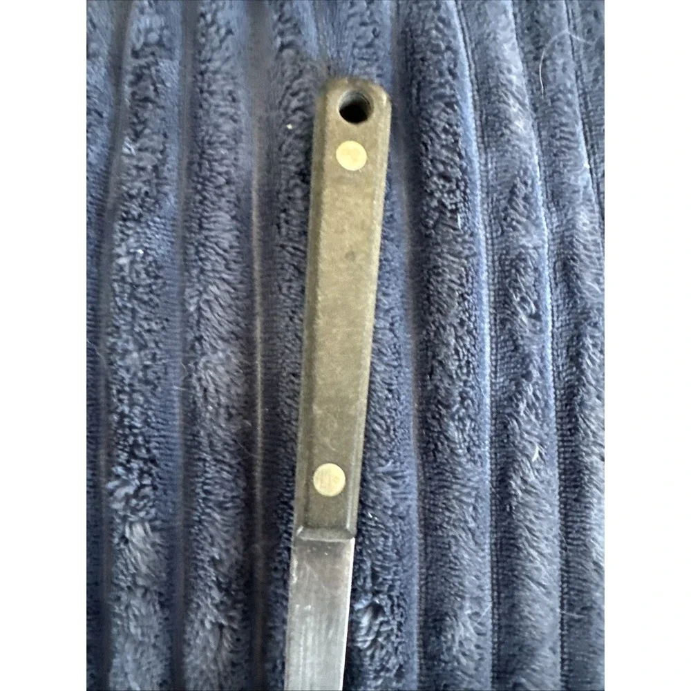 Flint Arrowhead Slotted Spoon Serving Logo USA Stainless Vanadium 11.5